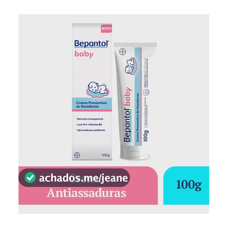 Creme Antiassaduras Bepantol para assadura Baby Hipoalergênico 100g