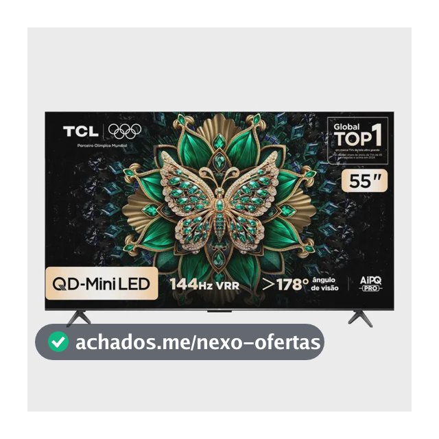 Smart Tv Tcl 55 Polegadas Qd-Mini Led 4k C6k Wifi Bluetooth Google Tv 4 Hdmi 144hz Hdr10+ 55c6k
