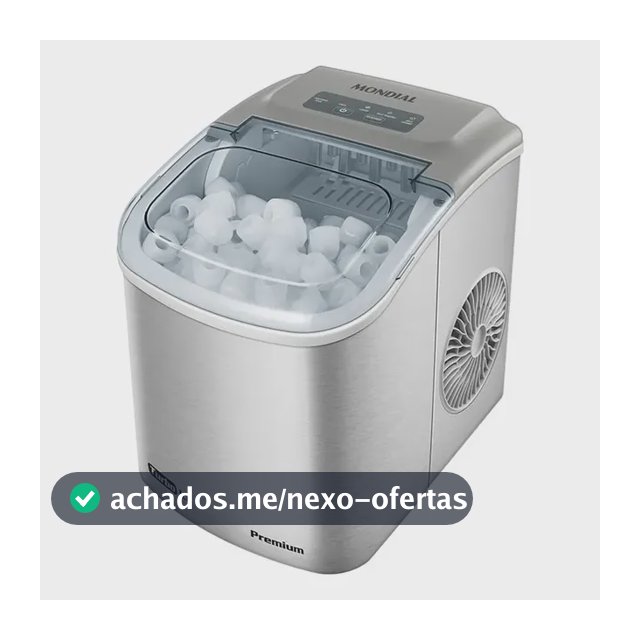 Máquina de Gelo Turbo Ice Premium, Mondial, 130W - MG-12-GI