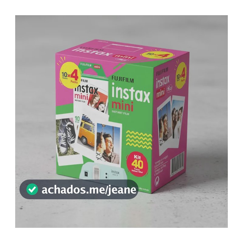Filme Instantâneo Fujifilm Instax Mini 40 Fotos