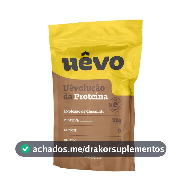 Proteína UÊVO em pó sabor Chocolate x 1kg