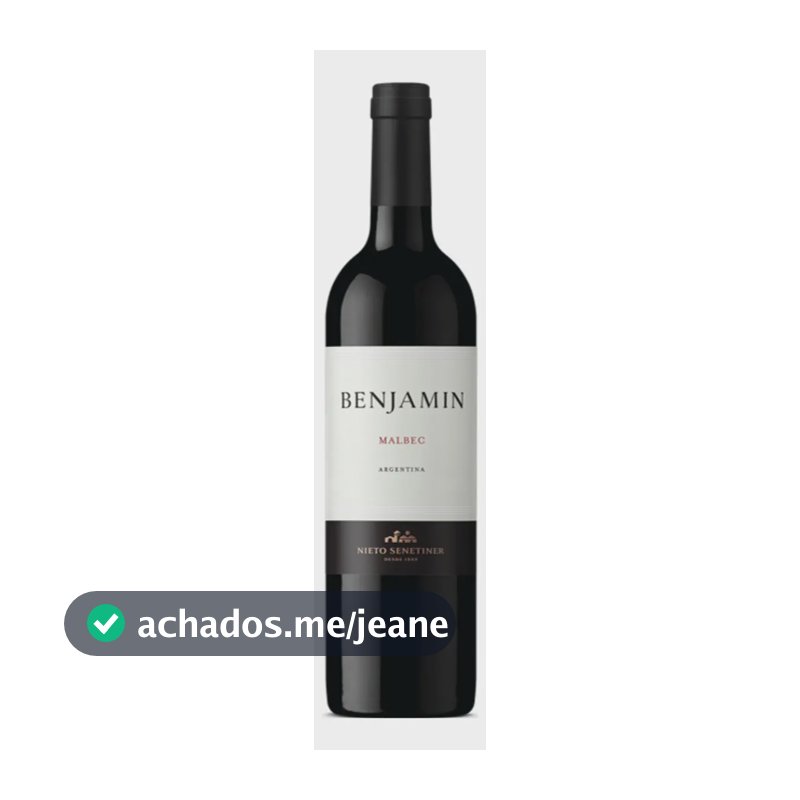 Vinho Argentino Tinto Benjamin Nieto Malbec 750ml
