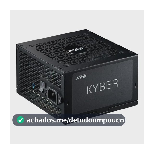 Fonte XPG Kyber 850W 80 Plus Gold com Cabo KYBER850G-BKCBR Preto