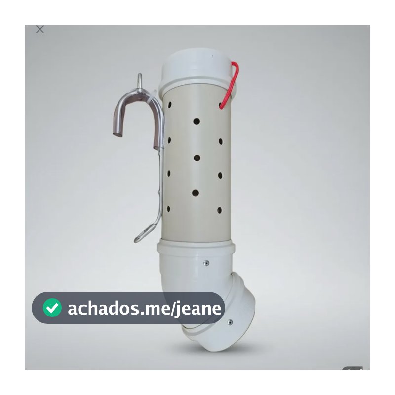 Cevador Pesca 45cm Com Tubo Pvc 100mm Ceva Tratador Peixe Claro