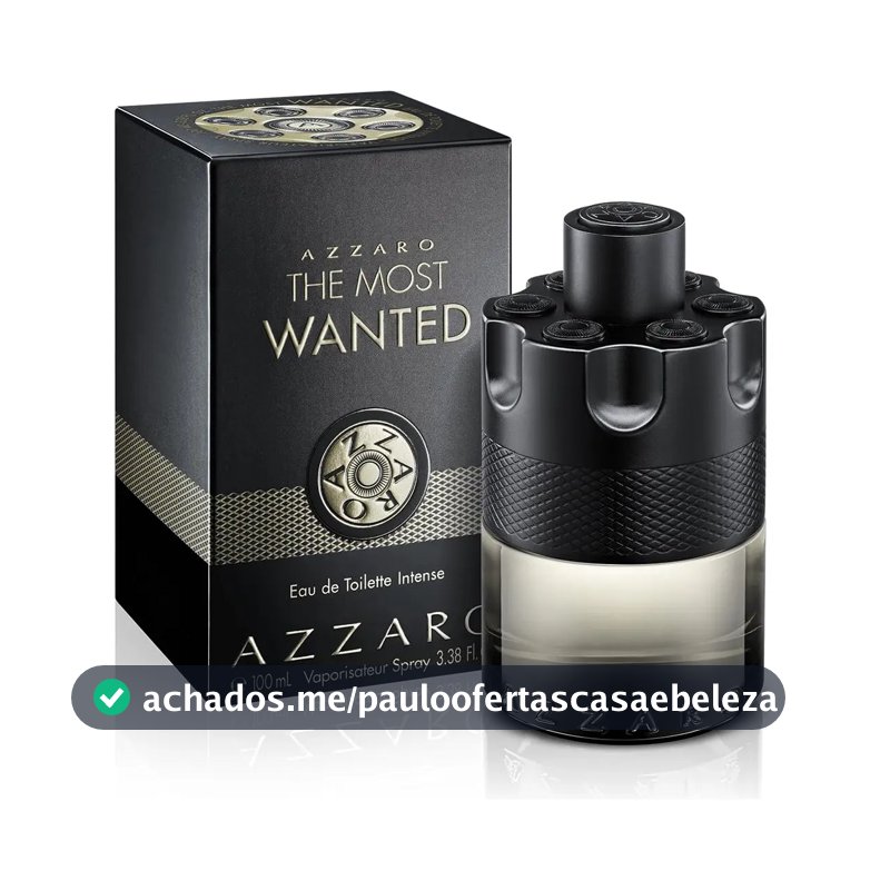 Fragrância Masculina Azzaro The Most Wanted Eau De Toilette Intense 100ml