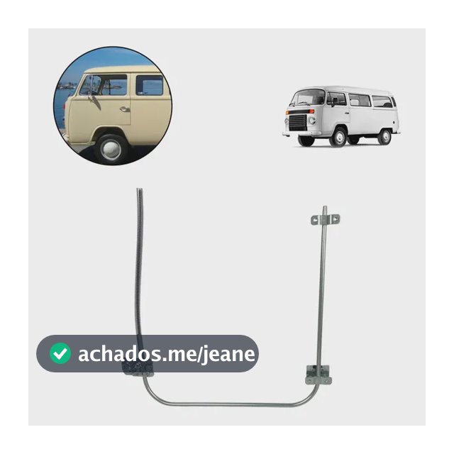 Maquina Vidro Esquerda Motorista Kombi 1976 1977 78 A 2007