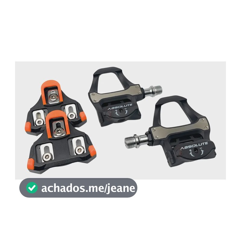 Pedal Clip Absolute Wild R Bike Speed Road Estrada Com Tacos Preto