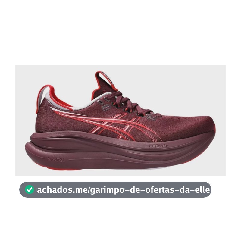 Tênis Asics Gel-nimbus 28 Feminino Vermelho Lisa 38 Br