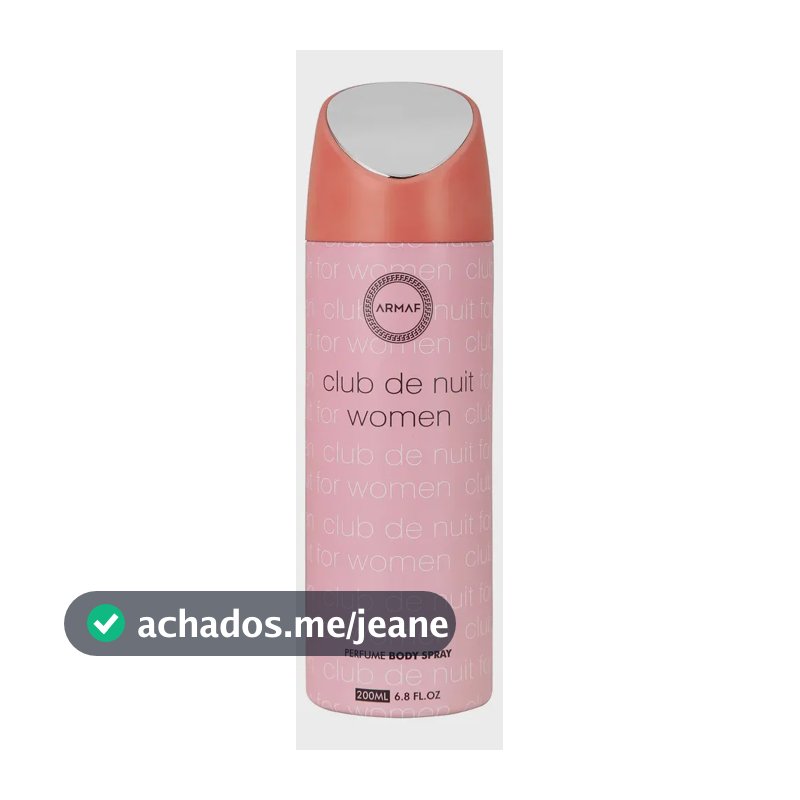 Spray Corporal Club De Nuit Para Mulheres De Armaf 200ml