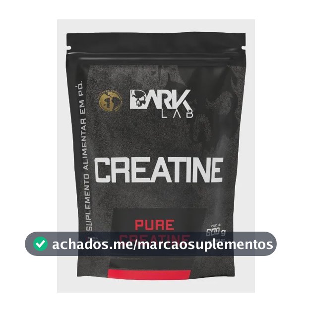 Creatina Dark Lab Premium Pure em pó Sem sabor x 600g