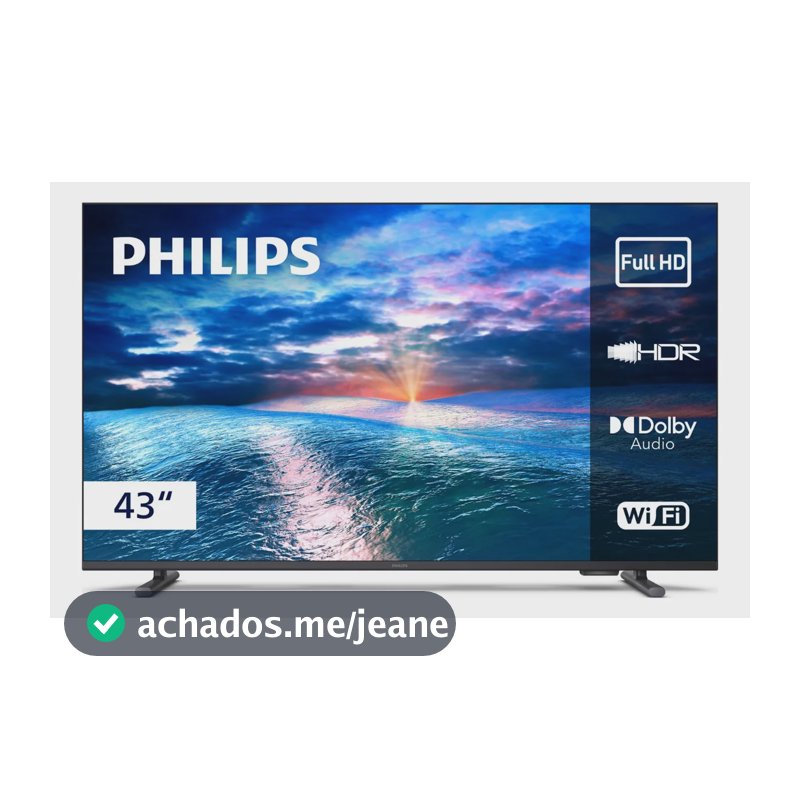Smart TV Philips 43" Full HD 43PFG6910/78 Wi-Fi