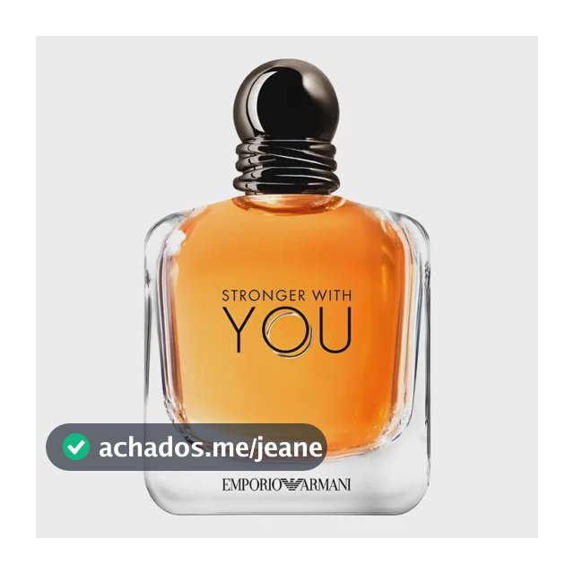 Giorgio Armani Stronger With You Edt Perfume Masculino 100ml