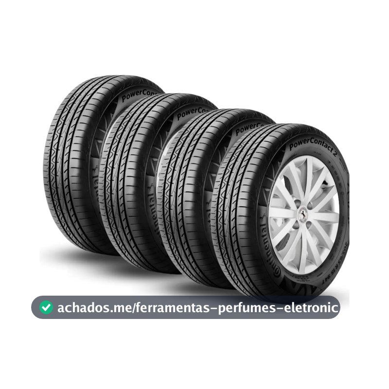 Kit 4 Pneus 205/55R16 Continental PowerContact 2 91V Aro 16