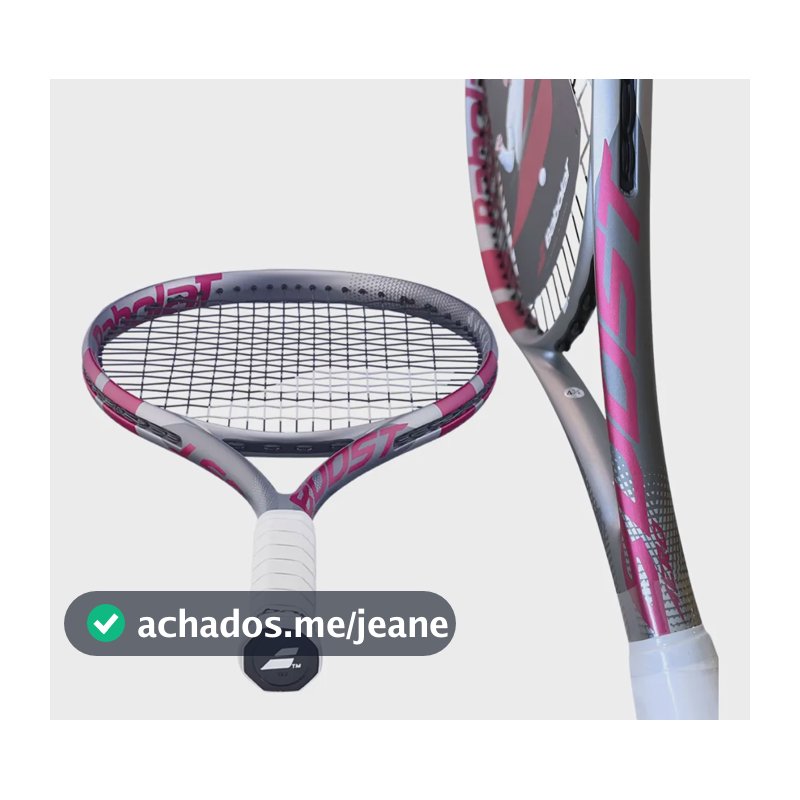 Raq Boost Aero Pink 260g Grafite Adulto Easy Power C/ Corda Chumbo E Rosa L2 L2