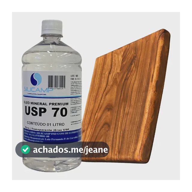 Silicamp Oleo Usp Mineral tabua corte carne churrasco 1l