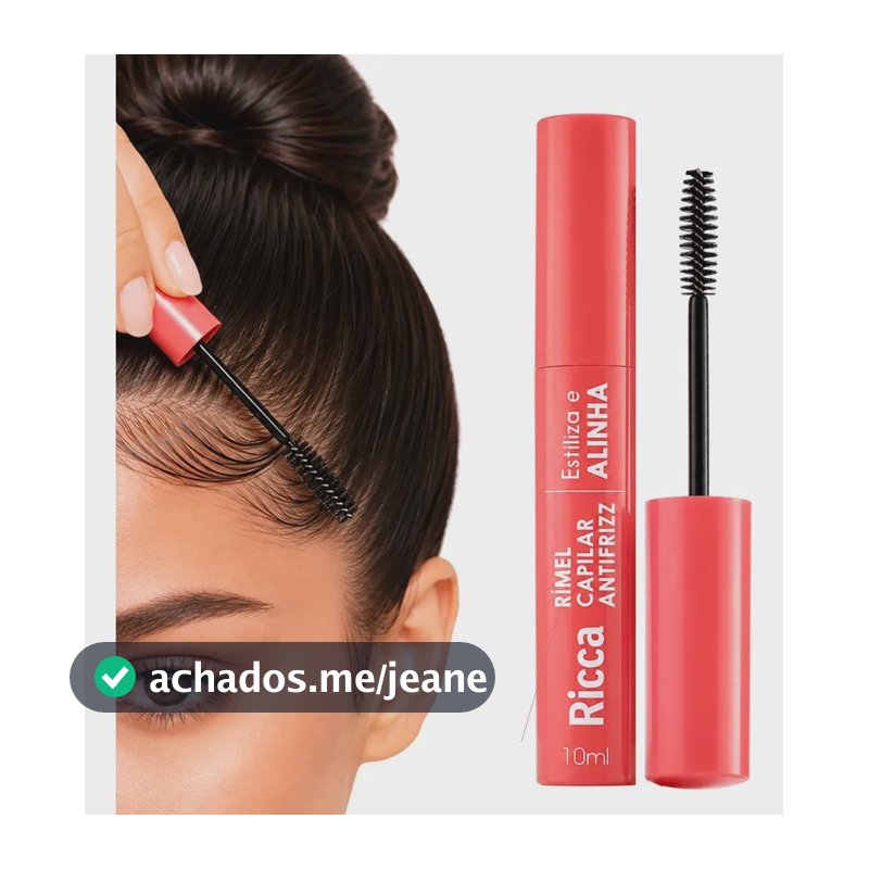 Rímel De Cabelo Baby Hair Antifrizz Capilar Ricca 10ml
