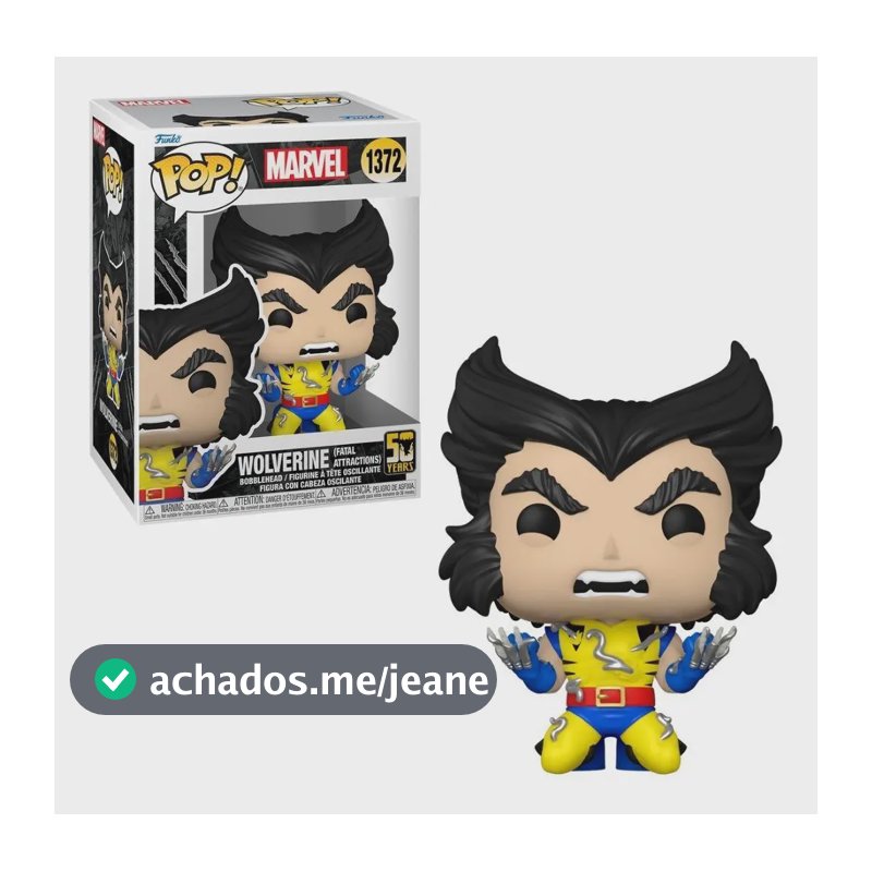 Boneco Funko Pop Marvel Wolverine W/adamantium