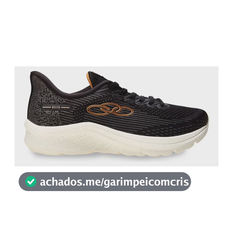 Tênis Masculino E Feminino Delta 122 Olympikus Preto/chumbo Liso 38 Br