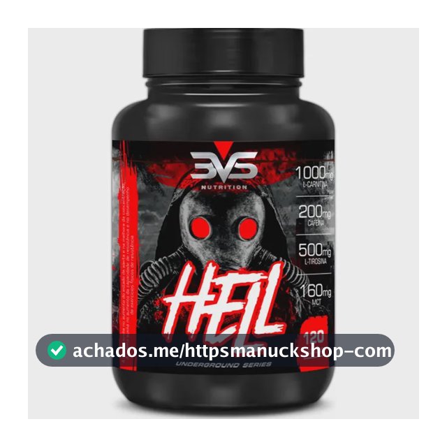 Termogênico Hell - Fórmula Exclusiva Contendo 7 Ingredientes Com Cafeína, L-carnitina, L-tirosina, Mct, Picolinato De Cromo E Vitaminas - 120 Cápsulas