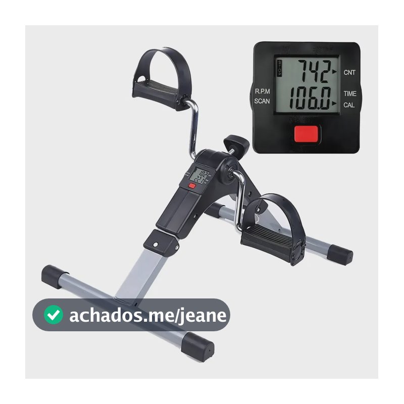 Mini Bicicleta Ergométrica Portátil Para Braços E Pernas