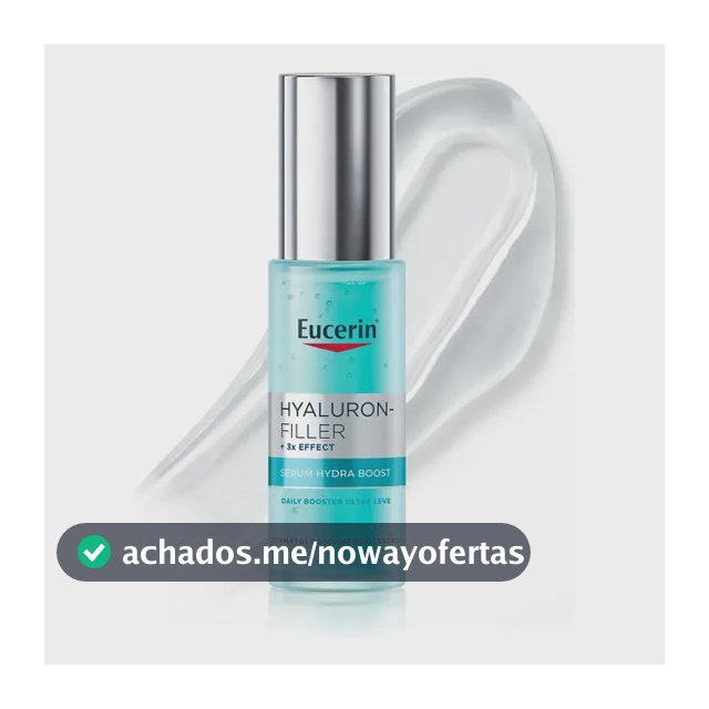 EUCERIN Sérum Facial Daily Booster Ultraleve 30ml, 24h Hidratação, Fortalecedor, Hyaluron-Filler, Ácido Hialurônico, Antirrugas, Hidratante