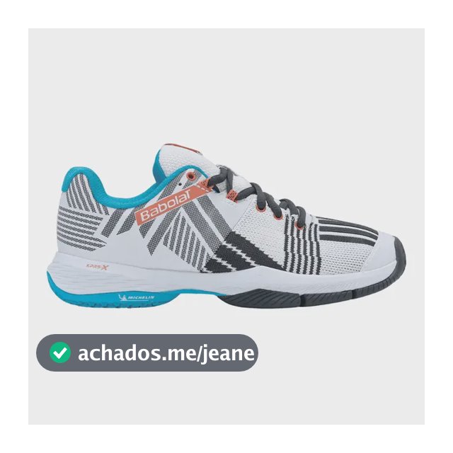 Tênis Babolat Sensa Branco E Azul Feminino