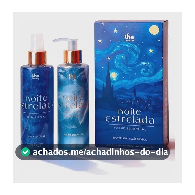 Kit Noite Estrelada Tha Beauty Body Splash Loção Hidratante