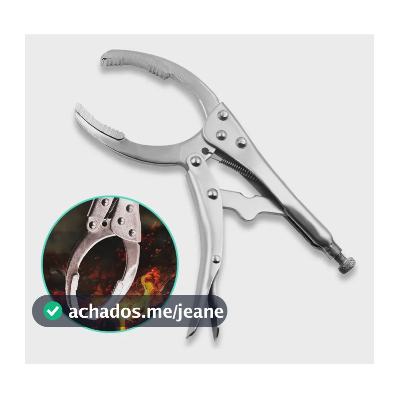 Alicate De Pressão Chave Cano E Sacar Filtro De Óleo