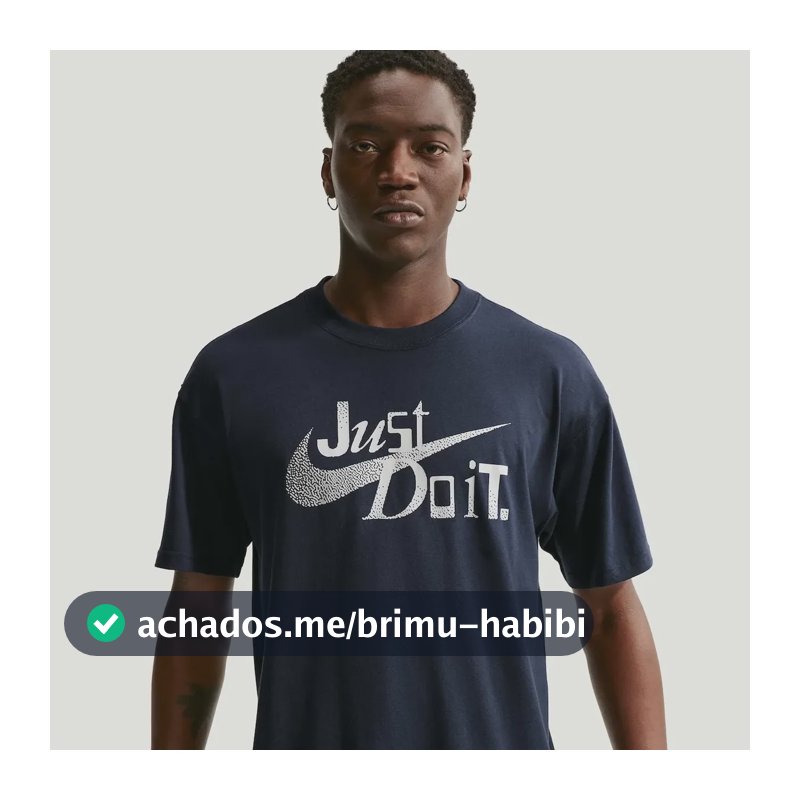 Camiseta Nike Sportswear Jdi Unissex Azul M