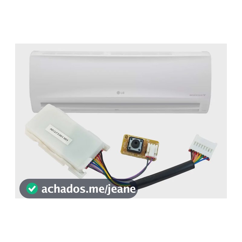 Placa Display Evaporadora C Alojamento E Cabo LG Abq73301301