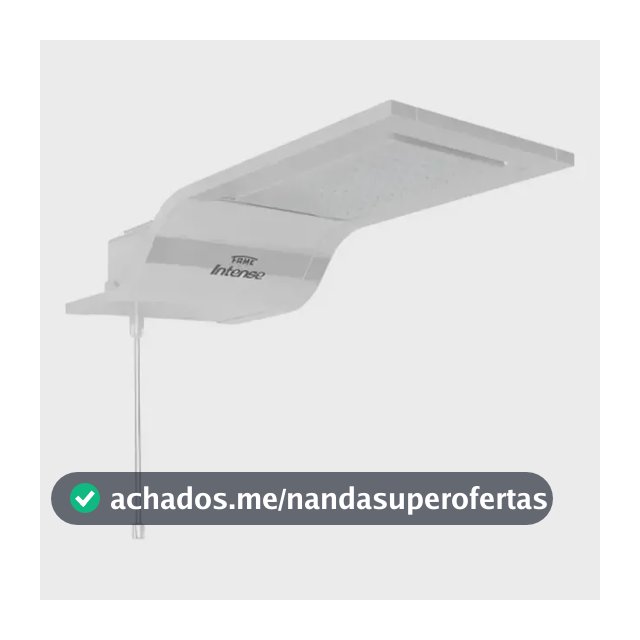 Chuveiro Elétrico Fame Intense Eletrônico Luxo White Potente Cor Branco Potência 5400 W