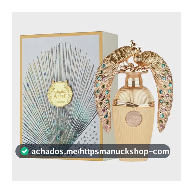 Perfume Arabe Lattafa Afeef Edp Feminino 100ml