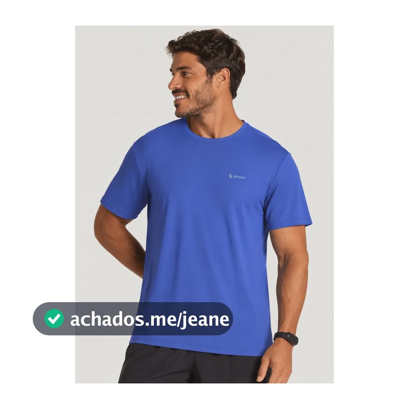 Camisa Masculina Poliamida Academia Treino Antiodor Lupo G Anil G