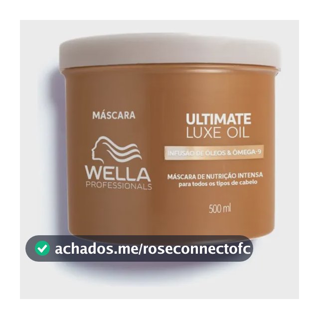 Máscara Wella Professionals Ultimate Luxe Oil 500ml