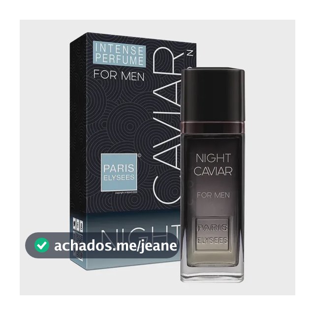 Perfume Night Caviar Paris Elysees Masculino Intense 100ml