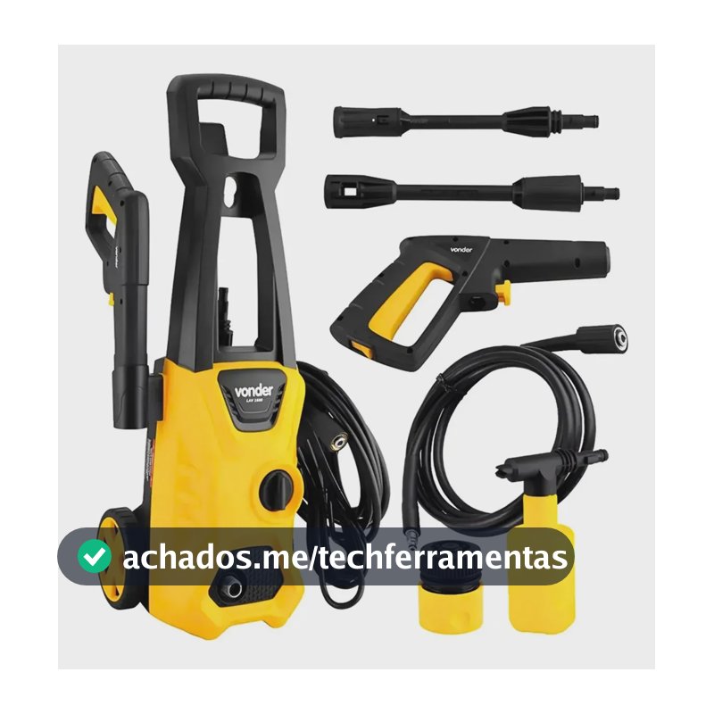 Lavadora de alta pressão LAV 1600, 1.600 lbf/pol² VONDER