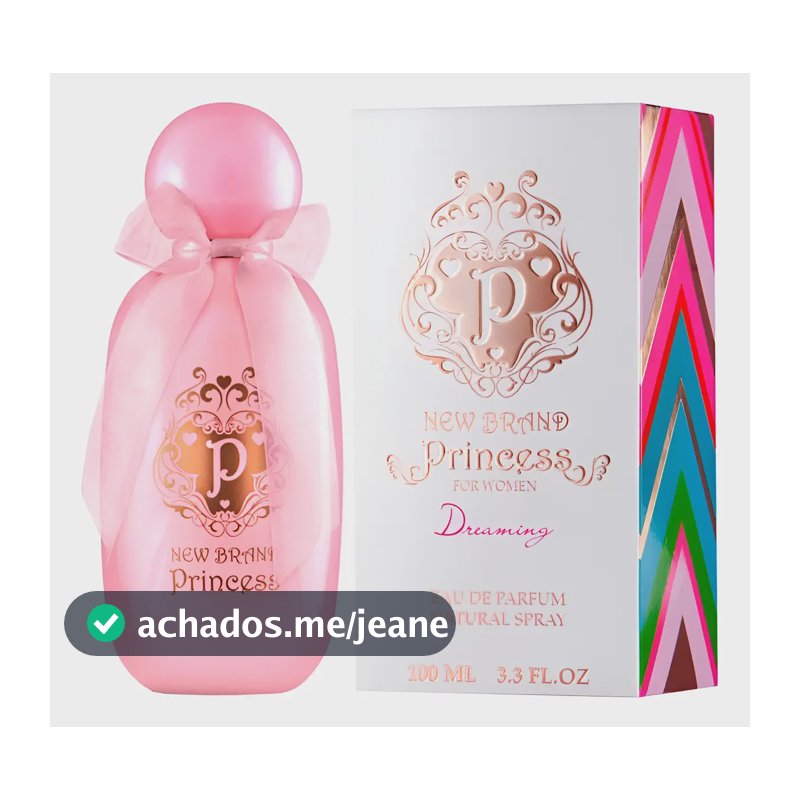 PERFUME NEW BRAND PRESTIGE PRINCESS DREAMING EAU DE PARFUM 100 ML PARA MULHER