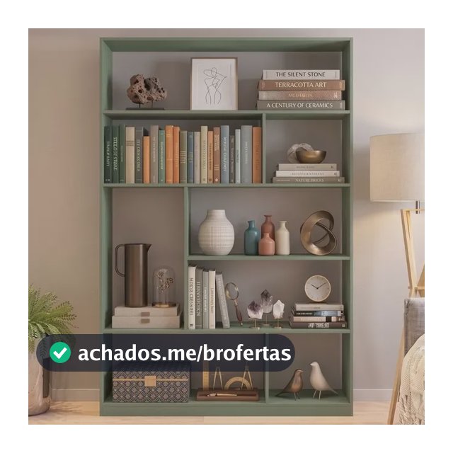 Estante De Livros 120cmx180cm 4 Prateleiras Seattle Wt