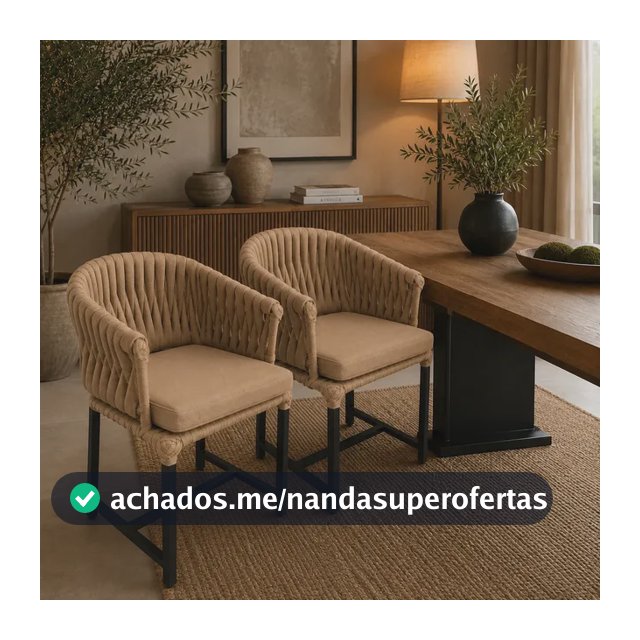 Kit 2 Poltronas Jardim Varanda Corda Náutica Premium !!!