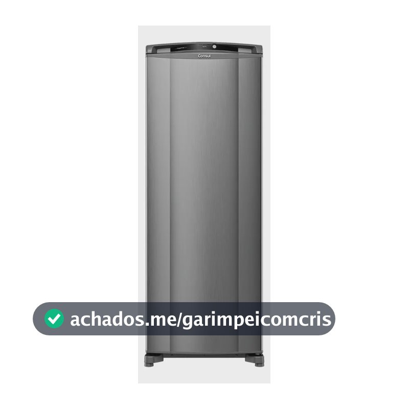 Geladeira Consul Frost Free 337 Litros Inox - CRB39MK