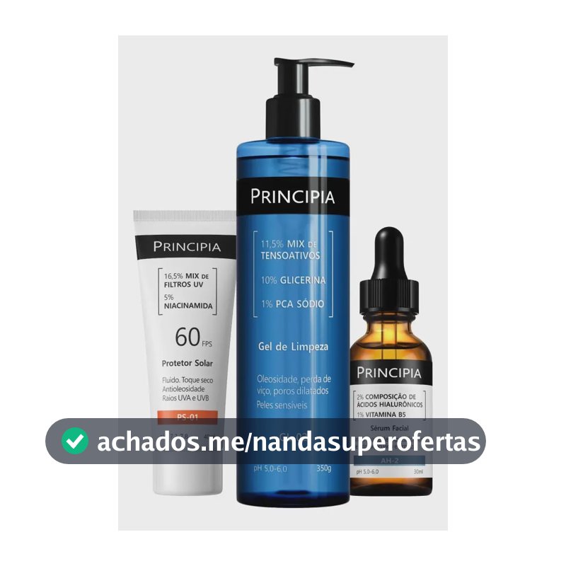 Principia Kit Primeira Rotina C/ Gl-02 + Ah-2 + Ps-01 Fps60