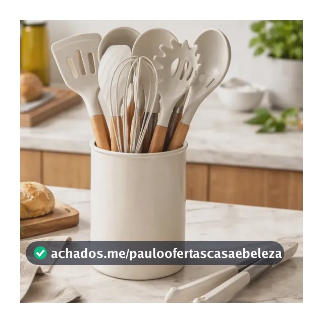 Kit Silicone Para Panelas Brinox - 12 Peças Madeira