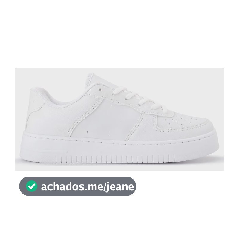 Tênis Masculino Feminino Branco Casual Confortavel Unissex Branco Liso 40 Br