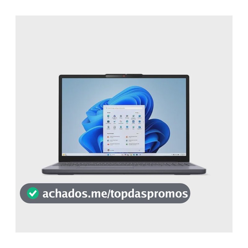 Notebook Lenovo Ideapad Slim 3 Ryzen 5 8gb 512gb Linux Cinza