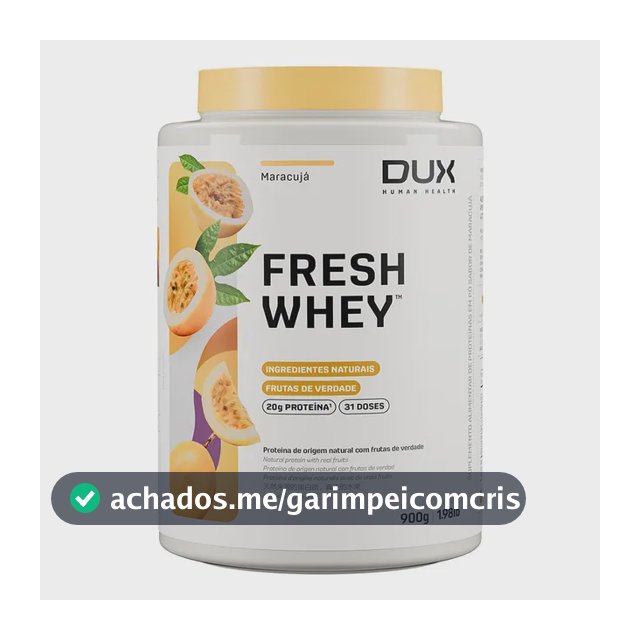 Fresh Whey + Saudável Dux Nutrition 900g - Sabores Sabor Maracujá