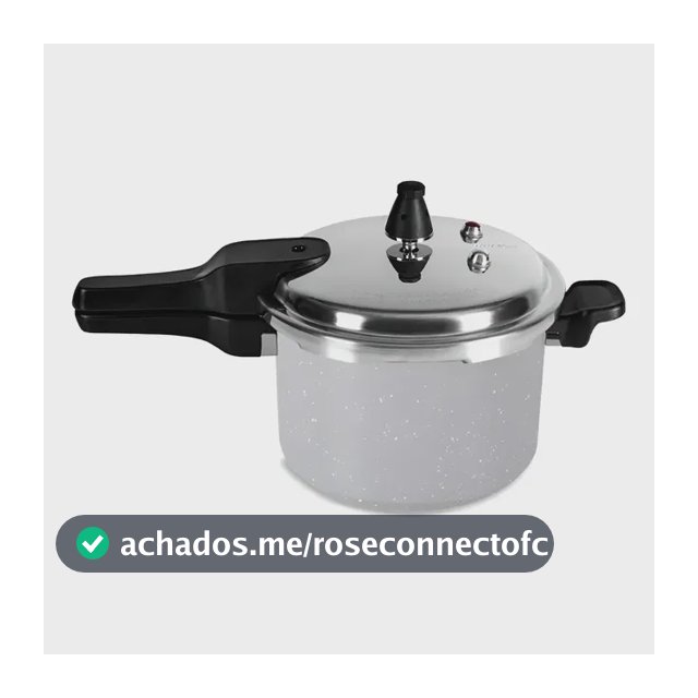 Panela De Pressão 4,2l Antiaderente De Indução Super Brinox Cor Cinza