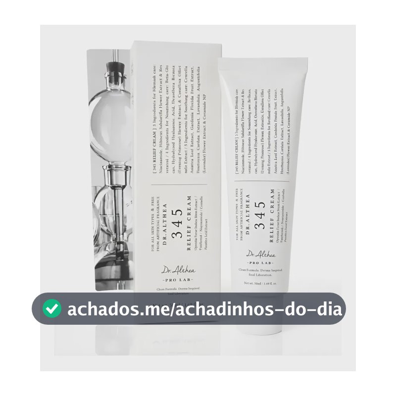 Dr Althea 345 Creme Facial Relief Cream 50ml Coreano