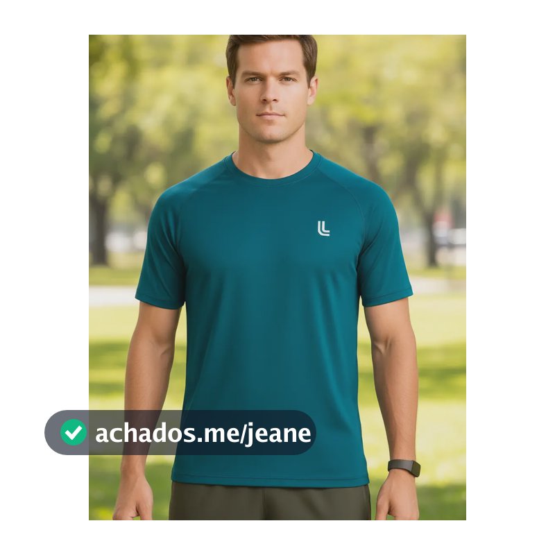 Camiseta Masculina Academia Dry Lupo Blusa Sport Fit Verde P
