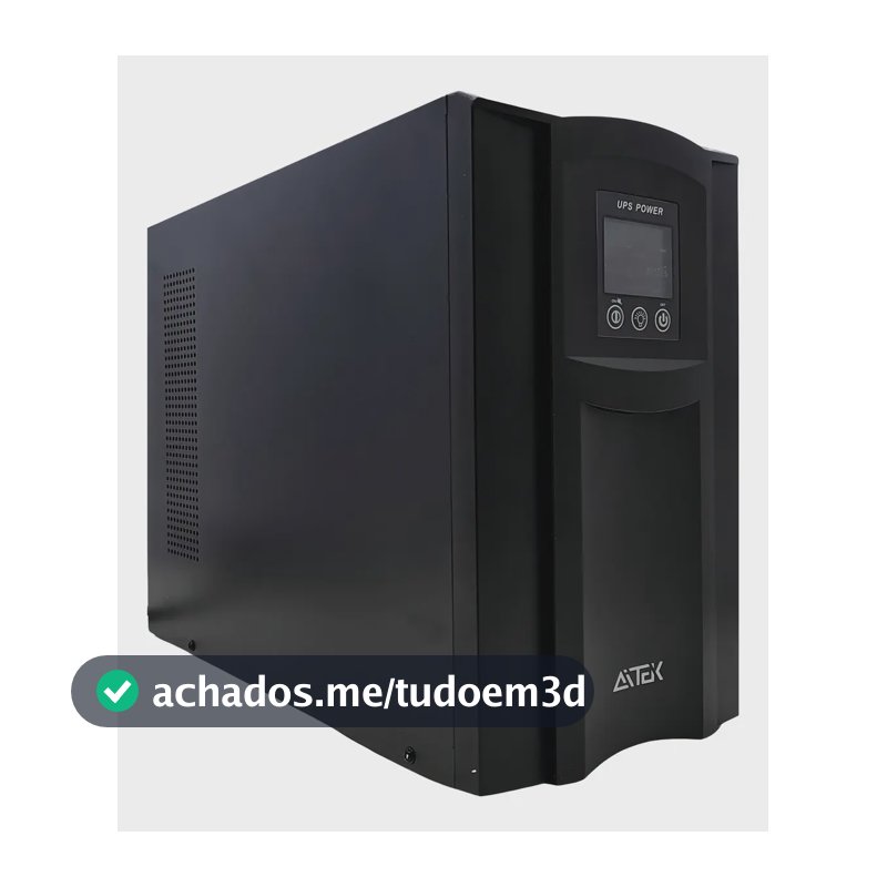 Nobreak Aitek ANB-3022P Senoidal Puro 3KVA 2100W Bivolt Preto
