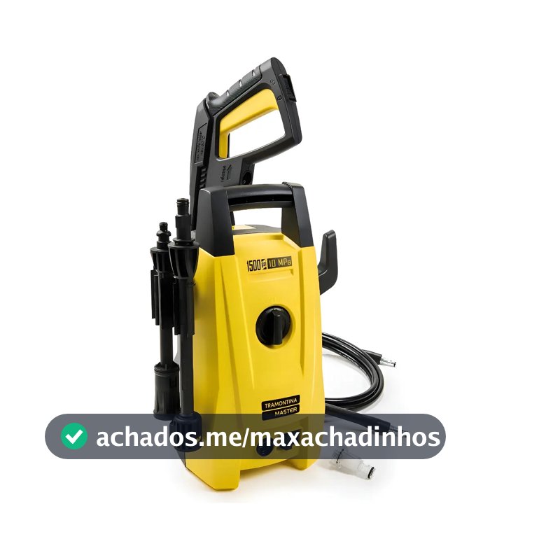 Econ Lavadora De Alta Pressão 1200w 1500 Psi Tramontina Cor amarelo